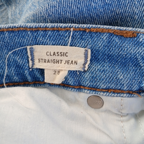 Madewell Classic Straight Jeans size 28 - Picture 7 of 8